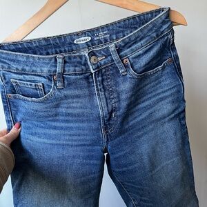 Old Navy Blue Straight Leg Jeans